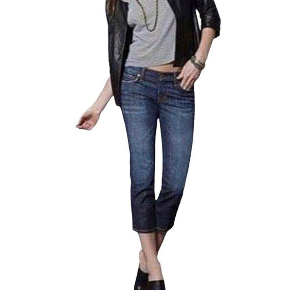 Citizens of Humanity Blue Cropped Kelly Jeans 28